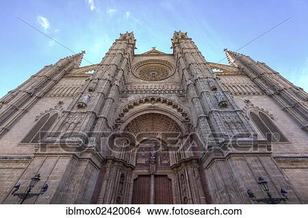 La Seu Cathedral, historic town centre, Palma de Majorca, Majorca, Balearic Islands, Spain, Europe View Large Photo Image Picture - La Seu Cathedral, historic town centre, Palma de Majorca, Majorca, Balearic Islands, Spain, Europe. Fotosearch