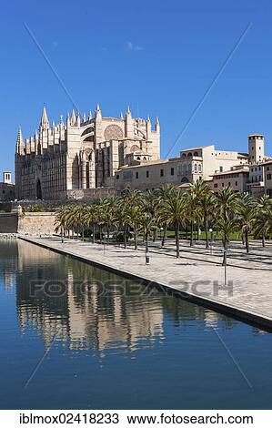La Seu Cathedral, historic town centre, Palma de Mallorca, Majorca, Balearic Islands, Spain, Europe View Large Photo Image Stock Image - La Seu Cathedral, historic town centre, Palma de Mallorca, Majorca, Balearic Islands, Spain, Europe. Fotosearch