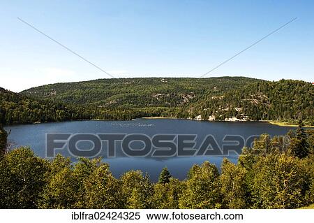 Lac de l'Anse a l'eau, Tadoussac, Parc marin du Saguenay-Saint-Laurent, Saguenay, St. Lawrence Marine Park, Charlevoix region, Quebec, Canada, North America View Large Photo Image Stock Photography - Lac de l'Anse a l'eau, Tadoussac, Parc marin du Saguenay-Saint-Laurent, Saguenay, St. Lawrence Marine Park, Charlevoix region, Quebec, Canada, North America. Fotosearch