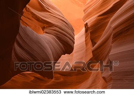 "Lady in the Wind rock formation, red sandstone of the Moenkopi Formation, colors and patterns, Lower Antelope Slot Canyon, Corkscrew Canyon, Page, Navajo Nation Reservation, Arizona, USA" View Large Photo Image Stock Image - "Lady in the Wind rock formation, red sandstone of the Moenkopi Formation, colors and patterns, Lower Antelope Slot Canyon, Corkscrew Canyon, Page, Navajo Nation Reservation, Arizona, USA". Fotosearch