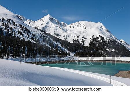 "Laengental Reservoir in front of Karlspitze Mountain, Kuhtai, Tyrol, Austria, Europe" View Large Photo Image Stock Photo - "Laengental Reservoir in front of Karlspitze Mountain, Kuhtai, Tyrol, Austria, Europe". Fotosearch