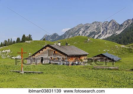 Stock Photo - "Laguz Alps with Breithorn Mountain, Grosses Walsertal Biosphere Reserve, Vorarlberg, Austria, Europe". Fotosearch