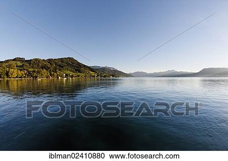 "Lake Attersee, Weyregg, Salzkammergut region, Upper Austria, Austria, Europe" View Large Photo Image Stock Image - "Lake Attersee, Weyregg, Salzkammergut region, Upper Austria, Austria, Europe". Fotosearch