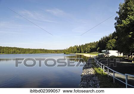 "Lake Greifenbachstauweiher near Greifensteine camping site, Saxony, Germany, Europe" View Large Photo Image Stock Photo - "Lake Greifenbachstauweiher near Greifensteine camping site, Saxony, Germany, Europe". Fotosearch