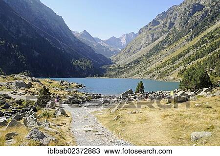 "Lake Lac de Gaube, Cauterets, Midi-Pyrenees region, Pyrenees, national park, mountain landscape, Hautes-Pyrenees department, France, Europe, PublicGround, Europe" View Large Photo Image Stock Image - "Lake Lac de Gaube, Cauterets, Midi-Pyrenees region, Pyrenees, national park, mountain landscape, Hautes-Pyrenees department, France, Europe, PublicGround, Europe". Fotosearch