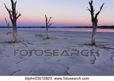 Stock Image - "Lake Ninan, salt lake, in morning light, Victoria Plains, Western Australia, Australia, Oceania". Fotosearch