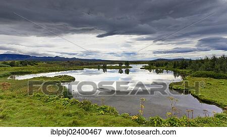 "Lake, Pingvellir, Iceland, Europe" View Large Photo Image Stock Photo - "Lake, Pingvellir, Iceland, Europe". Fotosearch