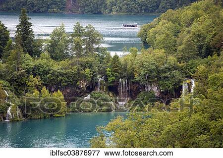 "Lake, Plitvice Lakes National Park, Lika-Senj, Croatia, Europe" View Large Photo Image Stock Photo - "Lake, Plitvice Lakes National Park, Lika-Senj, Croatia, Europe". Fotosearch