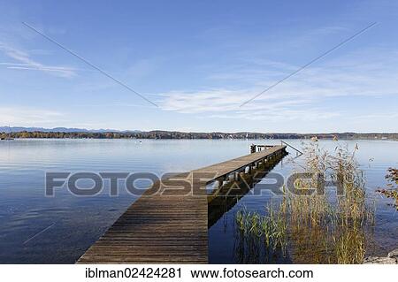 Lake Starnberg near Sankt Heinrich, Muensing, Fuenfseenland region, Upper Bavaria, Bavaria, Germany, Europe View Large Photo Image Stock Image - Lake Starnberg near Sankt Heinrich, Muensing, Fuenfseenland region, Upper Bavaria, Bavaria, Germany, Europe. Fotosearch