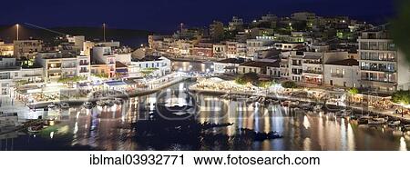 "Lake Voulismeni, Agios Nikolaos, Crete, Greece, Europe" View Large Photo Image Stock Image - "Lake Voulismeni, Agios Nikolaos, Crete, Greece, Europe". Fotosearch