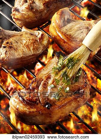 Lamb cutlets being grilledon a BBQ grill View Large Photo Image Stock Image - Lamb cutlets being grilledon a BBQ grill. Fotosearch