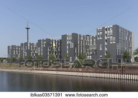 "Landesamt fuer zentrale polizeiliche Dienste, police authority building, LZPD, Innenhafen, Duisburg, Ruhr district, North Rhine-Westphalia, Germany, Europe" View Large Photo Image Stock Image - "Landesamt fuer zentrale polizeiliche Dienste, police authority building, LZPD, Innenhafen, Duisburg, Ruhr district, North Rhine-Westphalia, Germany, Europe". Fotosearch