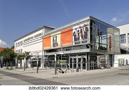 Stock Image - "Landesbuehnen Sachsen theatre, Radebeul, Saxony, Germany, Europe". Fotosearch
