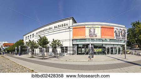 Stock Photo - "Landesbuehnen Sachsen theatre, Radebeul, Saxony, Germany, Europe". Fotosearch