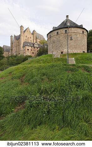 "Landgrafenschloss, Landgrave Castle, with the White Tower or Witches' Tower, Marburg, Marburg-Biedenkopf district, Central Hesse, Hesse, Germany, Europe" View Large Photo Image Stock Image - "Landgrafenschloss, Landgrave Castle, with the White Tower or Witches' Tower, Marburg, Marburg-Biedenkopf district, Central Hesse, Hesse, Germany, Europe". Fotosearch