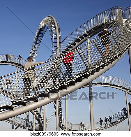 "Landmark Tiger & Turtle - Magic Mountain, walk-in sculpture, Anger Park, Duisburg, North Rhine-Westphalia, Germany, Europe" View Large Photo Image Stock Image - "Landmark Tiger & Turtle - Magic Mountain, walk-in sculpture, Anger Park, Duisburg, North Rhine-Westphalia, Germany, Europe". Fotosearch