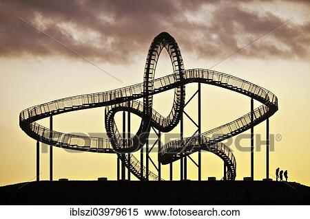 "Landmark Tiger & Turtle - Magic Mountain, walk-in sculpture, Anger Park, Duisburg, North Rhine-Westphalia, Germany, Europe" View Large Photo Image Stock Photography - "Landmark Tiger & Turtle - Magic Mountain, walk-in sculpture, Anger Park, Duisburg, North Rhine-Westphalia, Germany, Europe". Fotosearch