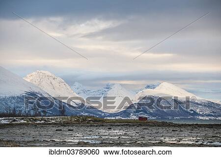 Stock Image - "Landscape at Balsfjorden, Troms, Norway, Europe". Fotosearch