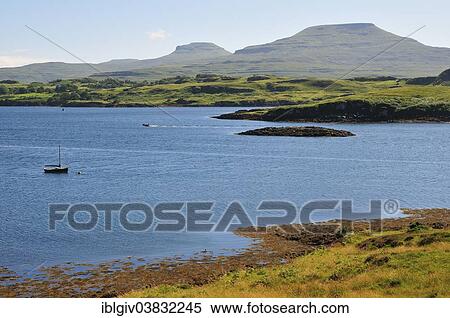 "Landscape at Loch Dunvegan, Ross, Skye and Lochaber, Isle of Skye, Scotland, United Kingdom, Europe" View Large Photo Image Stock Photography - "Landscape at Loch Dunvegan, Ross, Skye and Lochaber, Isle of Skye, Scotland, United Kingdom, Europe". Fotosearch