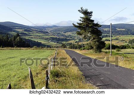 "Landscape, Gevaudan, Margeride mountains, Monts de la Margeride Haute Loire, Auvergne, France, Europe" View Large Photo Image Stock Image - "Landscape, Gevaudan, Margeride mountains, Monts de la Margeride Haute Loire, Auvergne, France, Europe". Fotosearch
