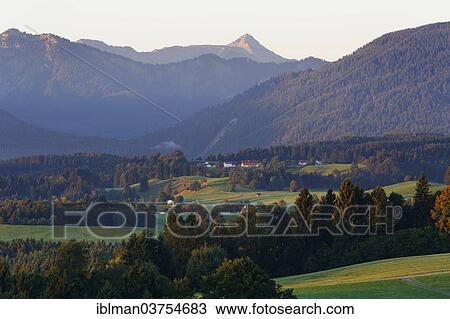 "Landscape in the Alpine Foreland, morning mood, Schonberg, Rottenbuch, Pfaffenwinkel region, Upper Bavaria, Bavaria, Germany, Europe" View Large Photo Image Stock Image - "Landscape in the Alpine Foreland, morning mood, Schonberg, Rottenbuch, Pfaffenwinkel region, Upper Bavaria, Bavaria, Germany, Europe". Fotosearch
