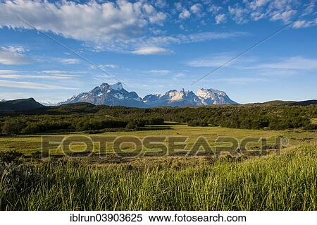 "Landscape in Torres del Paine National Park, Patagonia, Chile, South America" View Large Photo Image Stock Photography - "Landscape in Torres del Paine National Park, Patagonia, Chile, South America". Fotosearch