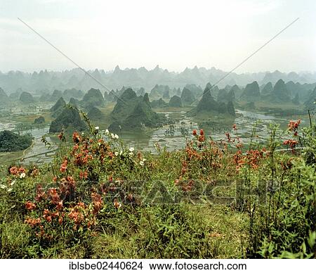 "Landscape near Gaotianzhen, Yulong River, karst mountain landscape near Yangshuo, Guilin, Guangxi, China, Asia" View Large Photo Image Picture - "Landscape near Gaotianzhen, Yulong River, karst mountain landscape near Yangshuo, Guilin, Guangxi, China, Asia". Fotosearch