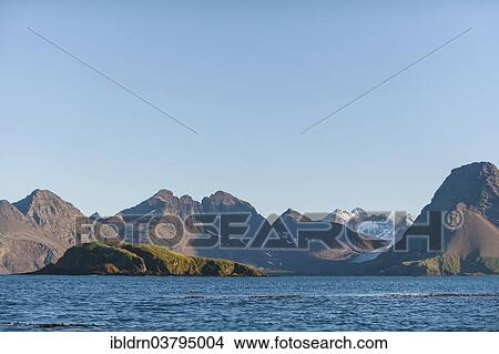 "Landscape on the north east coast of the uninhabited island, South Georgia and the South Sandwich Islands, United Kingdom, Antarctica" View Large Photo Image Picture - "Landscape on the north east coast of the uninhabited island, South Georgia and the South Sandwich Islands, United Kingdom, Antarctica". Fotosearch