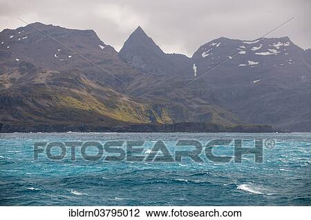 "Landscape on the north east coast of the uninhabited island, South Georgia and the South Sandwich Islands, United Kingdom, Antarctica" View Large Photo Image Stock Image - "Landscape on the north east coast of the uninhabited island, South Georgia and the South Sandwich Islands, United Kingdom, Antarctica". Fotosearch