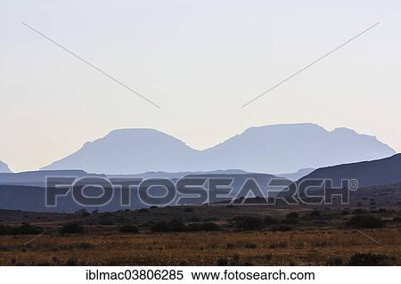 Stock Photography - "Landscape with mountains, Damaraland, Namibia, Africa". Fotosearch