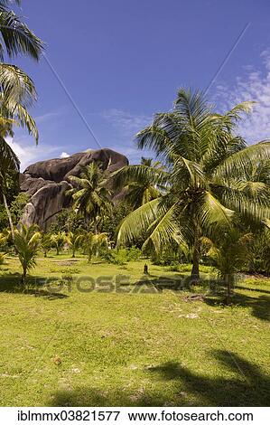 "Landscape with typical rock formations in the Seychelles, Anse Union, La Digue, Seychelles, Africa" View Large Photo Image Stock Photo - "Landscape with typical rock formations in the Seychelles, Anse Union, La Digue, Seychelles, Africa". Fotosearch