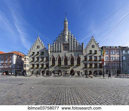 "Landshut City Hall, historic center, Landshut, Lower Bavaria, Bavaria, Germany, Europe" View Large Photo Image Stock Photo - "Landshut City Hall, historic center, Landshut, Lower Bavaria, Bavaria, Germany, Europe". Fotosearch