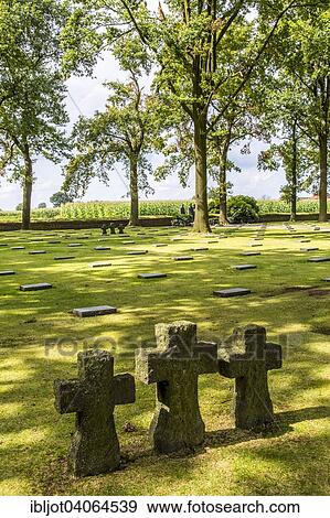 "Langemark German war cemetery, Langemark, West Flanders, Flanders, Belgium, Europe" View Large Photo Image Stock Photo - "Langemark German war cemetery, Langemark, West Flanders, Flanders, Belgium, Europe". Fotosearch