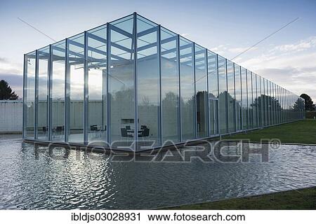 "Langen Foundation, art museum and foundation in the grounds of a former missile base, by architect Tadao Ando, Neuss, Neuss, North Rhine-Westphalia, Germany, Europe" View Large Photo Image Stock Image - "Langen Foundation, art museum and foundation in the grounds of a former missile base, by architect Tadao Ando, Neuss, Neuss, North Rhine-Westphalia, Germany, Europe". Fotosearch