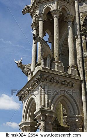 Laon Cathedral, northern tower of the westwork with statues of oxen, Laon, Via Francigena, an ancient road from France to Rome, department of Aisne, Picardy region, France, Europe View Large Photo Image Picture - Laon Cathedral, northern tower of the westwork with statues of oxen, Laon, Via Francigena, an ancient road from France to Rome, department of Aisne, Picardy region, France, Europe. Fotosearch