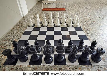 "Large floor chess board in the foyer of the spa gardens, Bad Reichenhall, Berchtesgadener Land District, Upper Bavaria, Bavaria, Germany, Europe" View Large Photo Image Stock Photo - "Large floor chess board in the foyer of the spa gardens, Bad Reichenhall, Berchtesgadener Land District, Upper Bavaria, Bavaria, Germany, Europe". Fotosearch