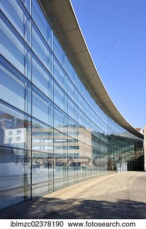 "Large glass facade of the Neues Museum, Luitpoldstrasse street 9, Nuremberg, Middle Franconia, Bavaria, Germany, Europe" View Large Photo Image Stock Image - "Large glass facade of the Neues Museum, Luitpoldstrasse street 9, Nuremberg, Middle Franconia, Bavaria, Germany, Europe". Fotosearch