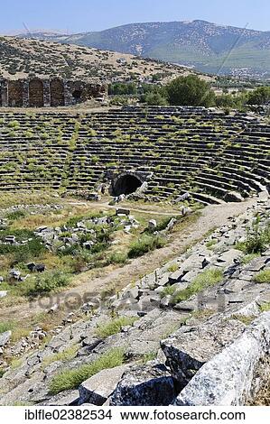 "Large stadium at the ancient archaeological site of Aphrodisias, Geyre, Karacasu, Aydin, Western Turkey, Turkey, Asia" View Large Photo Image Picture - "Large stadium at the ancient archaeological site of Aphrodisias, Geyre, Karacasu, Aydin, Western Turkey, Turkey, Asia". Fotosearch