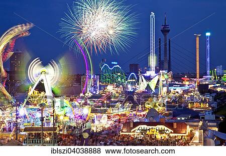 "Largest fun fair on the floodplains of the Rhine, Dusseldorf, North Rhine-Westphalia, Germany, Europe" View Large Photo Image Stock Photo - "Largest fun fair on the floodplains of the Rhine, Dusseldorf, North Rhine-Westphalia, Germany, Europe". Fotosearch