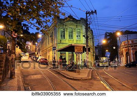 "Largo dos Guimaraes square at dusk, blue hour, Santa Teresa neighborhood, Rio de Janeiro, Brazil, South America" View Large Photo Image Stock Photography - "Largo dos Guimaraes square at dusk, blue hour, Santa Teresa neighborhood, Rio de Janeiro, Brazil, South America". Fotosearch