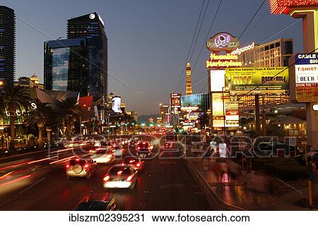 Stock Image - "Las Vegas at night, Nevada, USA". Fotosearch