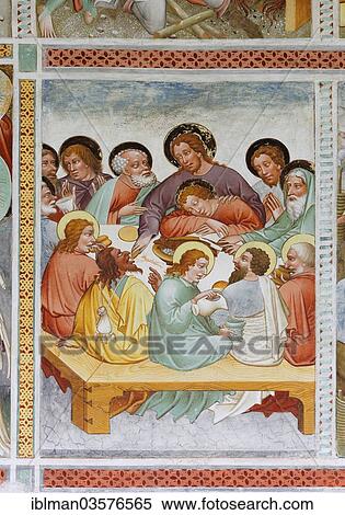 "Last Supper, fresco by Thomas von Villach, around 1470, St. George's Church, Gerlamoos, Steinfeld, Carinthia, Austria, Europe" View Large Photo Image Stock Photography - "Last Supper, fresco by Thomas von Villach, around 1470, St. George's Church, Gerlamoos, Steinfeld, Carinthia, Austria, Europe". Fotosearch