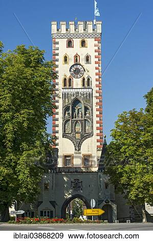 "Late Gothic Bayertor gate, Landsberg am Lech, Upper Bavaria, Bavaria, Germany, Europe" View Large Photo Image Stock Photo - "Late Gothic Bayertor gate, Landsberg am Lech, Upper Bavaria, Bavaria, Germany, Europe". Fotosearch