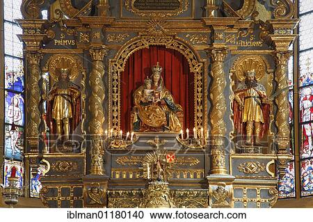 "Late gothic miraculous image of the Virgin Mary with Child, high altar in the parish church of Maria Woerth at Woerthersee lake, Carinthia, Austria, Europe" View Large Photo Image Stock Image - "Late gothic miraculous image of the Virgin Mary with Child, high altar in the parish church of Maria Woerth at Woerthersee lake, Carinthia, Austria, Europe". Fotosearch