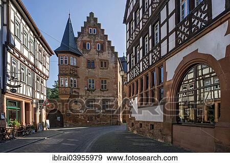 "Late Gothic Steinernes Haus, old town, Budingen, Hesse, Germany, Europe" View Large Photo Image Stock Photo - "Late Gothic Steinernes Haus, old town, Budingen, Hesse, Germany, Europe". Fotosearch