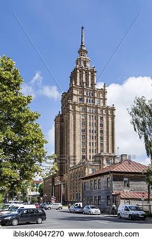 "Latvian Academy of Sciences, Latvijas Zinatnu Akademija, Riga, Latvia, Europe" View Large Photo Image Stock Image - "Latvian Academy of Sciences, Latvijas Zinatnu Akademija, Riga, Latvia, Europe". Fotosearch
