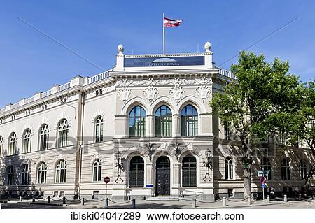 Stock Photo - "Latvian Central Bank, national bank, Latvijas Banka, Riga, Latvia, Europe". Fotosearch
