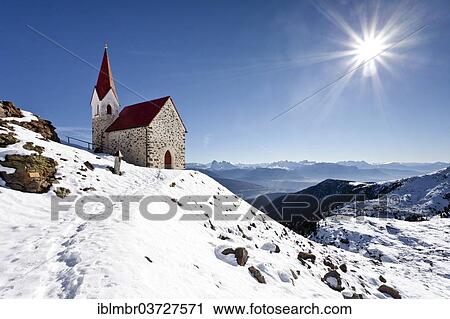 "Latzfons Cross Mountain Church, in front the Dolomites with Langkofel and Plattkofel mountains, South Tyrol province, Trentino-Alto Adige, Italy, Europe" View Large Photo Image Stock Image - "Latzfons Cross Mountain Church, in front the Dolomites with Langkofel and Plattkofel mountains, South Tyrol province, Trentino-Alto Adige, Italy, Europe". Fotosearch