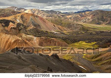 "Lava field, Landmannalaugar, Iceland, Europe" View Large Photo Image Stock Photograph - "Lava field, Landmannalaugar, Iceland, Europe". Fotosearch