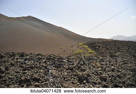 "Lava landscape, Timanfaya National Park, Lanzarote, Canary Islands, Spain, Europe" View Large Photo Image Stock Photo - "Lava landscape, Timanfaya National Park, Lanzarote, Canary Islands, Spain, Europe". Fotosearch